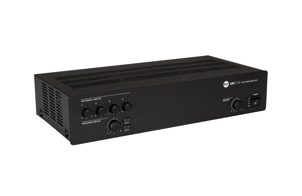 RCF AM2160 4-Input Digital Mixer Amplifier, 4 Ohm/70/100V - 320 W