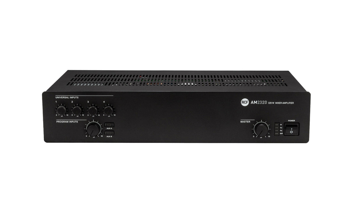 RCF AM2320 5-Input Digital Mixer/ Amplifier, 4 Ohm/70/100V - 160 W, view 2