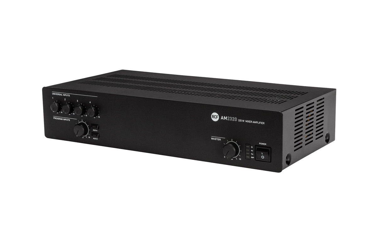 RCF AM2320 5-Input Digital Mixer/ Amplifier, 4 Ohm/70/100V - 160 W, view 3