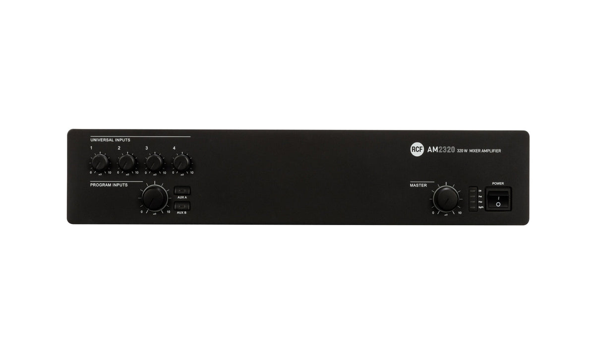 RCF AM2320 5-Input Digital Mixer/ Amplifier, 4 Ohm/70/100V - 160 W, view 4