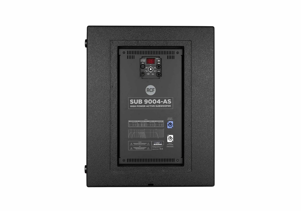 RCF SUB9004-AS 18-Inch Active Subwoofer Black - 2800 Watt, view 7