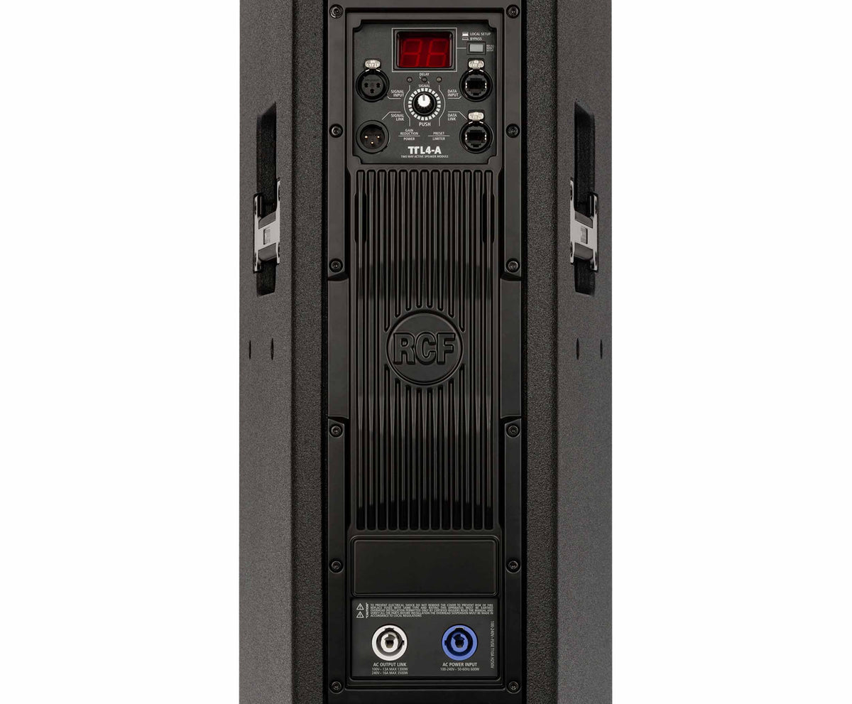 RCF TTL 4-A Dual 10" Active Two-Way Array Speaker w/ RDNet Black, view 6