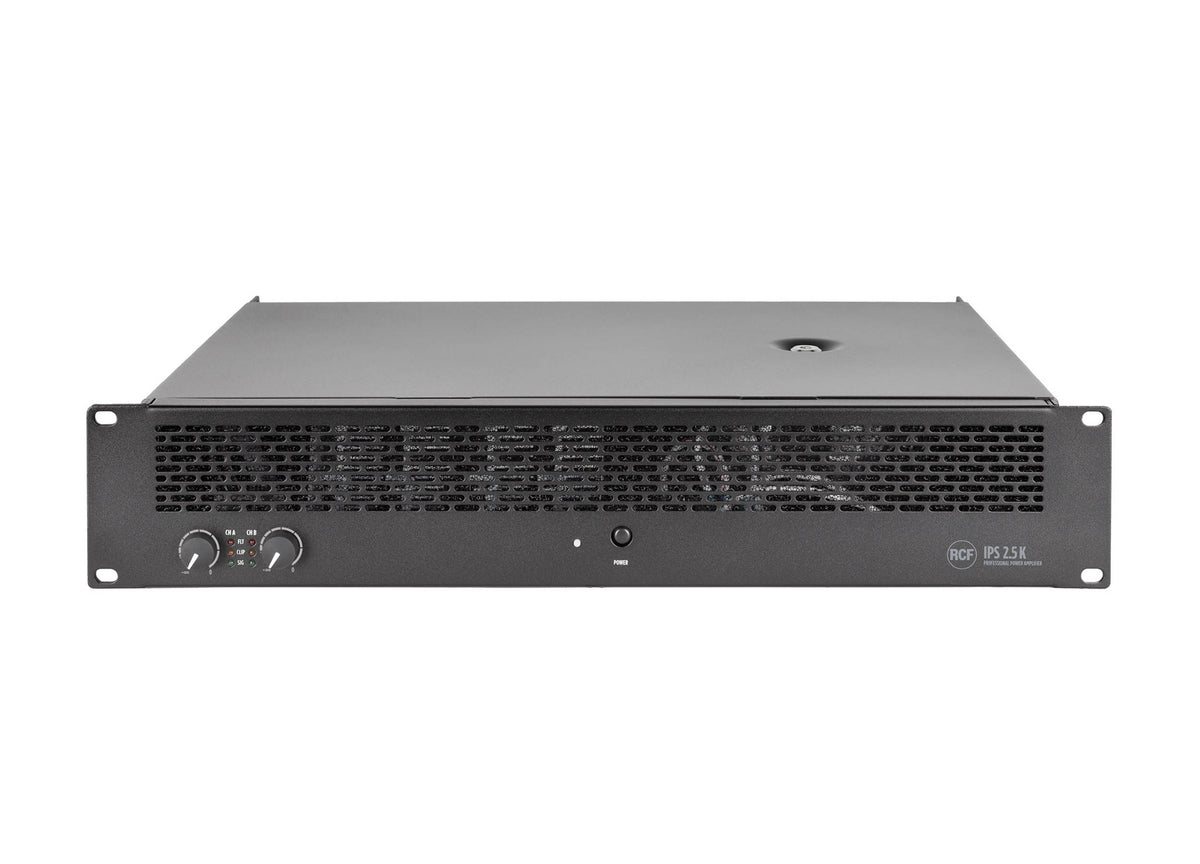 RCF IPS 2.5K 2-Channels Professional Power Amplifier - 2 x 1250 Watt