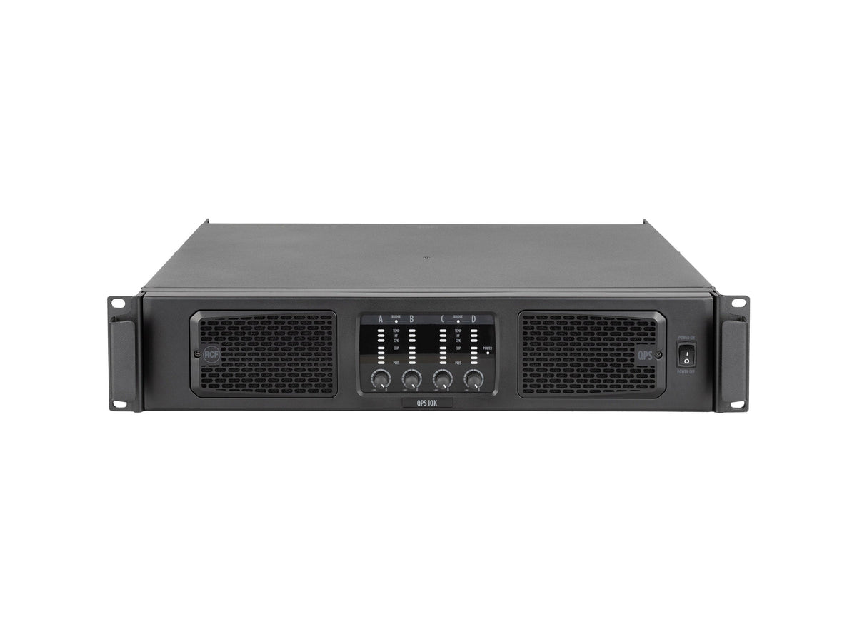 RCF QPS 10K Four Channels Professional Power Amplifier - 4 x 2500 Watt