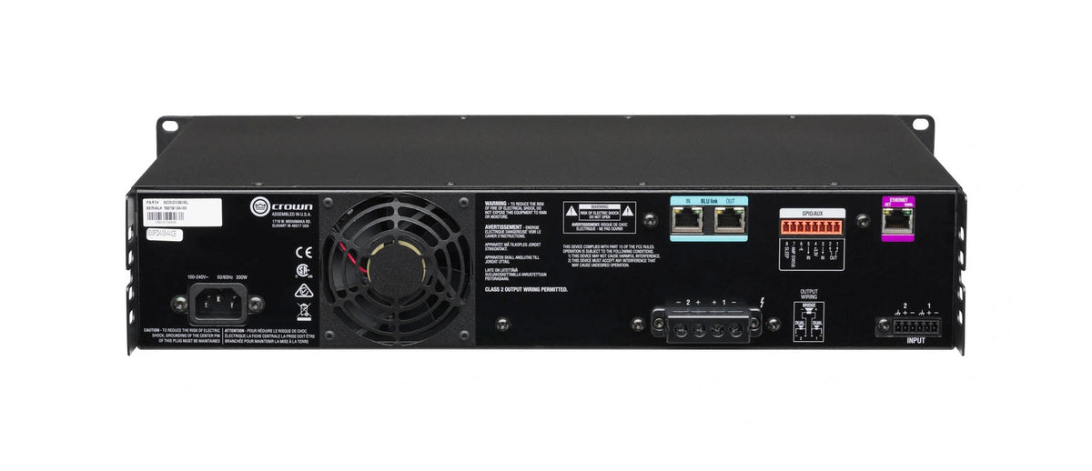 Crown CDI2X300BL 2-Channel Drive Core Series Power Amplifier - 300W, view 7