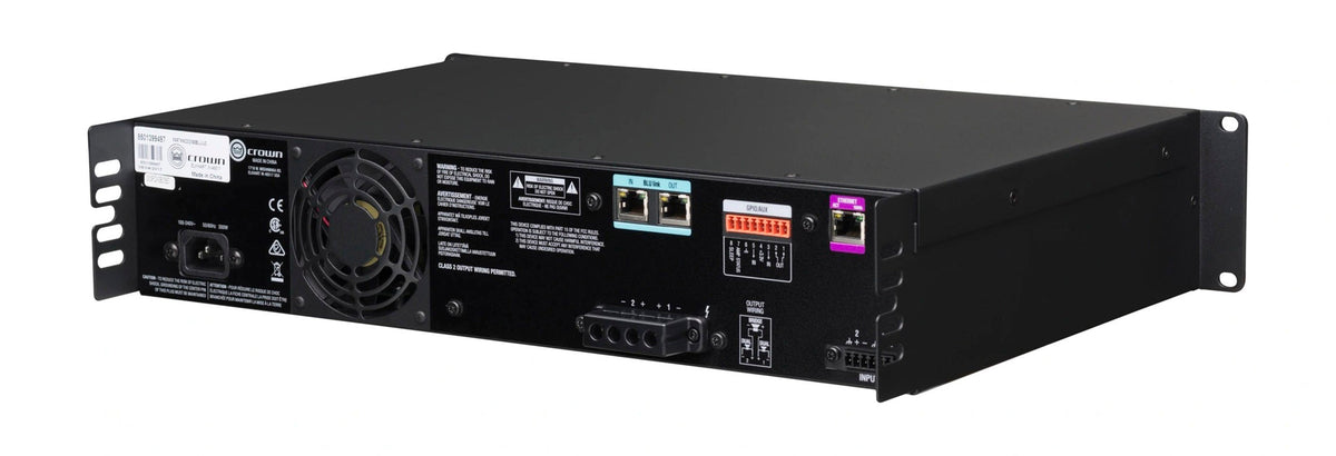 Crown CDI2X600BL 2-Channel Drive Core Series Power Amp w/ BLU link, view 5