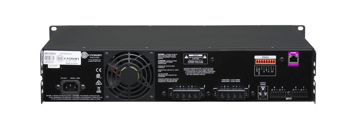Crown CDI4X600 4-Channel Drive Core Series Power Amplifier - 600 Watt, view 6