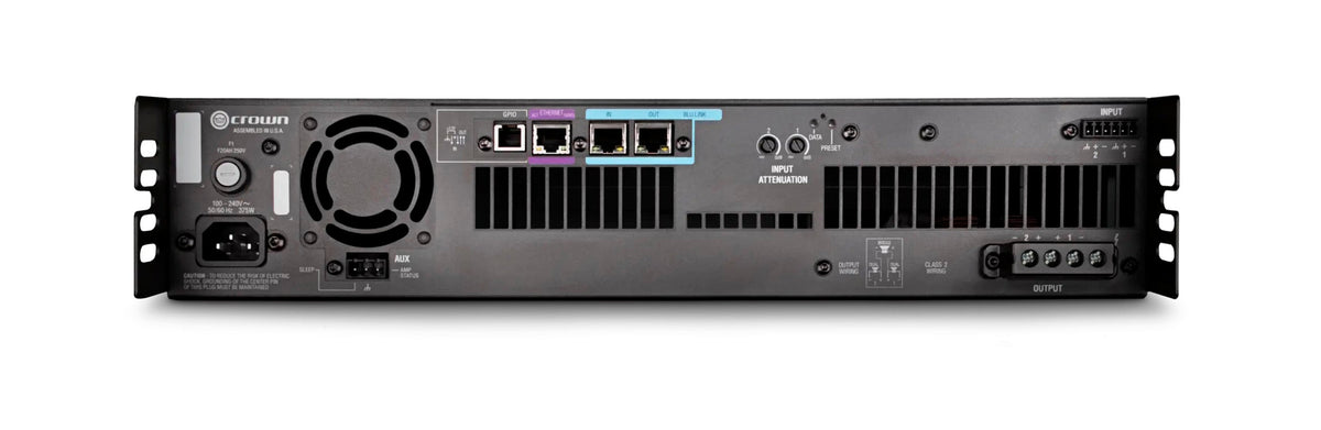 Crown DCI2X300N 2-Channel Drive Core Series Amp w/ BLU Link - 300 Watt, view 2
