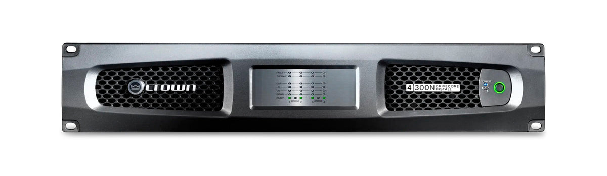 Crown DCI4X300N 4-Channel Power Amplifier with BLU Link - 300 Watt