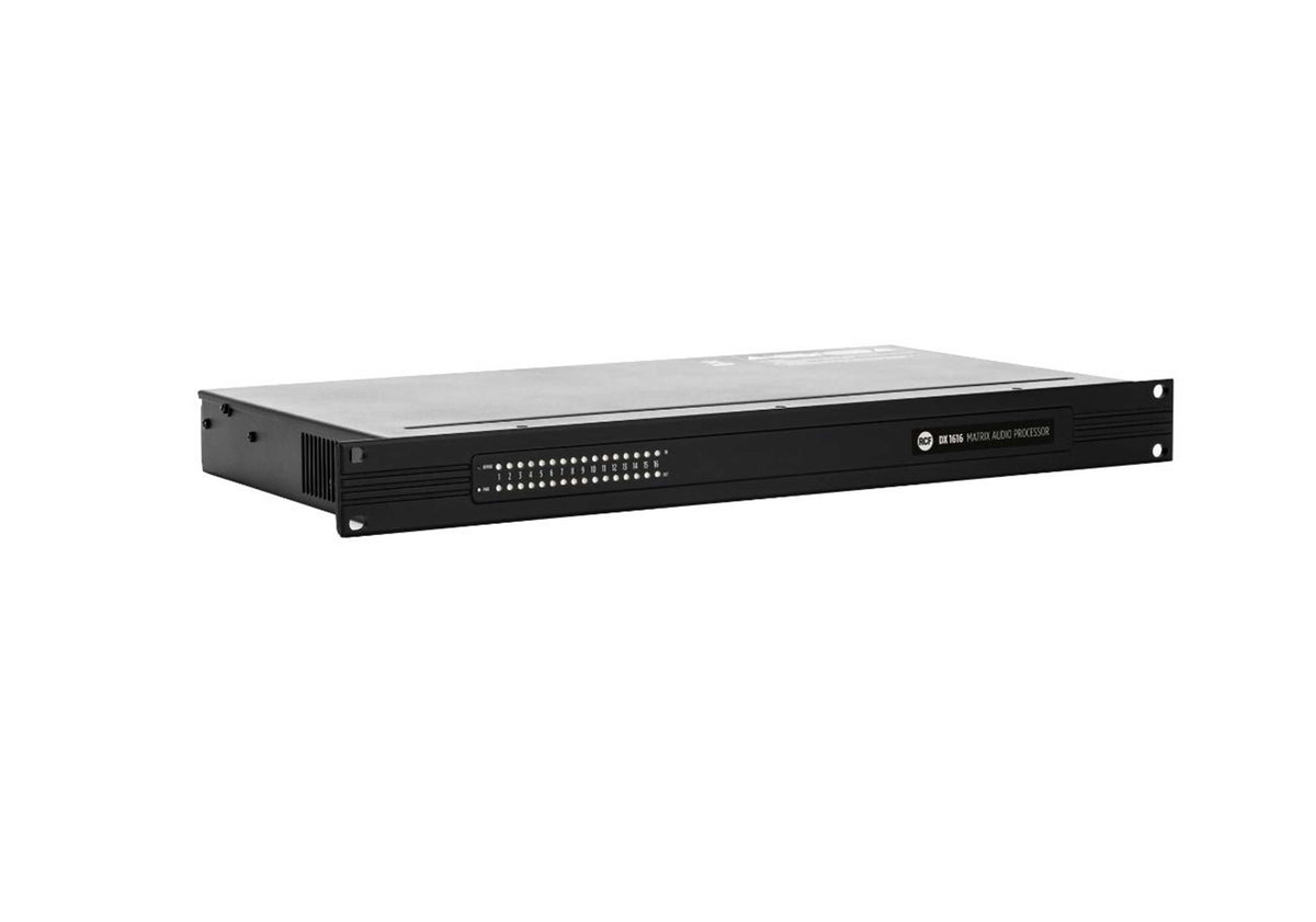 RCF DX-1616 High-Performance 16×16 Matrix Audio Processor - Black, view 3