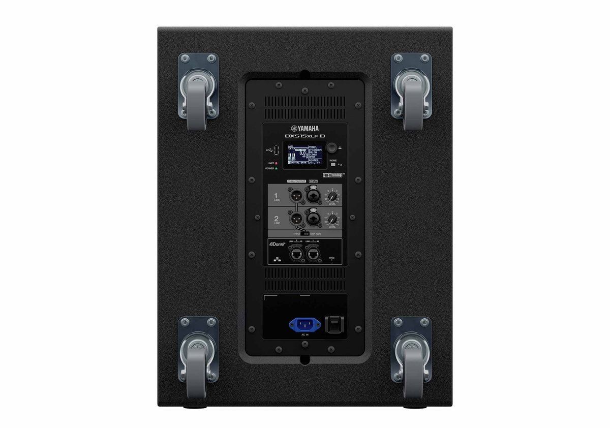Yamaha DXS15XLF-D 15" Two-Way Powered Subwoofer, Dante Equipped, view 6