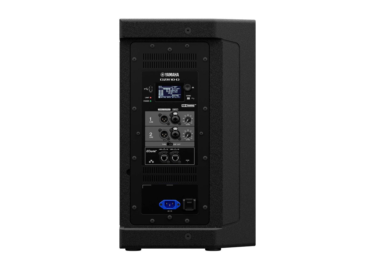 Yamaha DZR10-D 10" Two-Way Powered LoudSpeaker, Dante Equipped - Black, view 6