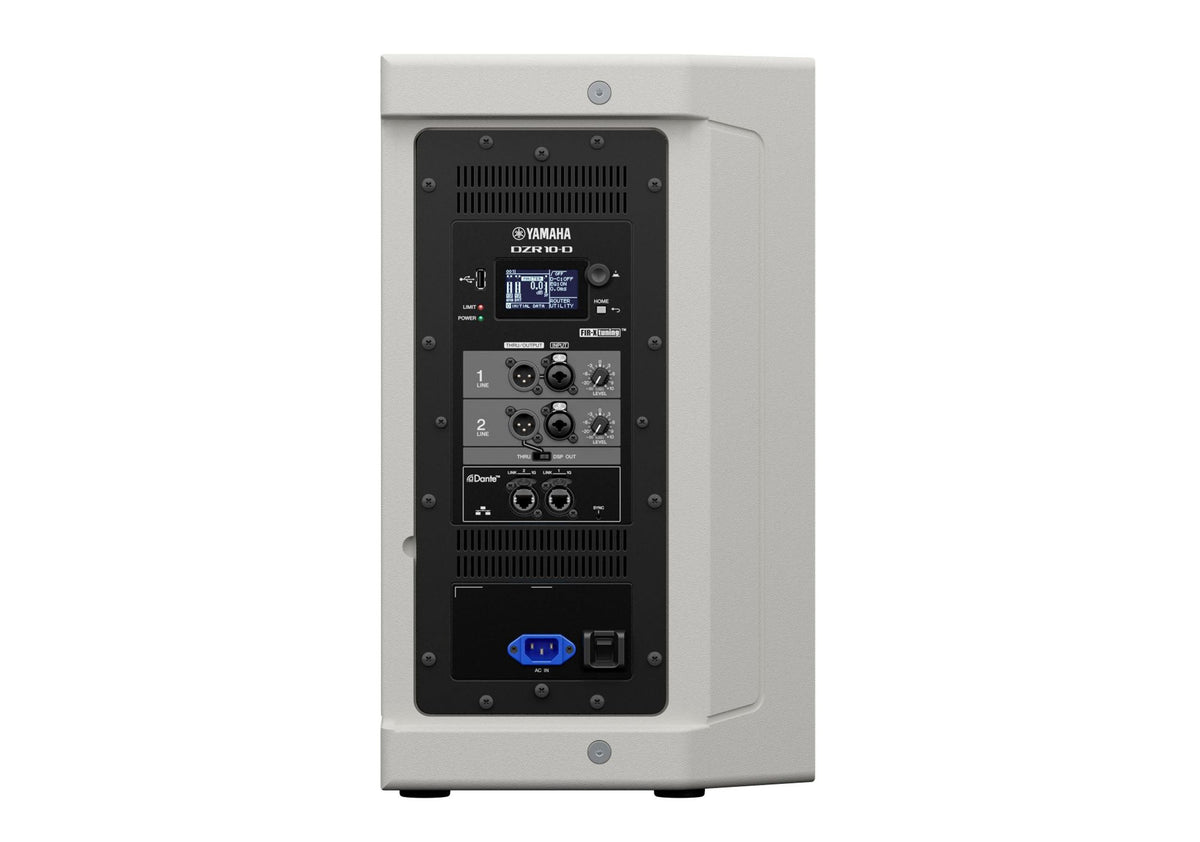 Yamaha DZR10-DW 10" Two-Way Powered LoudSpeaker & Dante - White, view 2