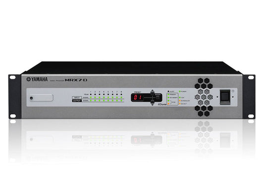 Yamaha MRX7-D Open Configurable DSP Dante Processor Mic/Line Inputs