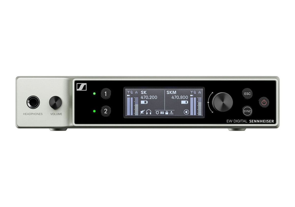 Sennheiser EW-DX EM 2 Two-Channel Digital Rackmount Receiver - 470-550 MHz
