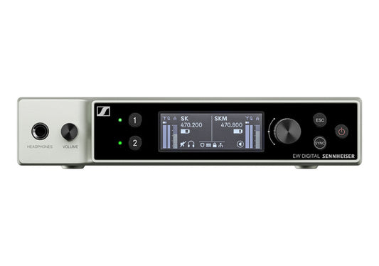 Sennheiser EW-DX EM 2 Two-Channel Digital Rackmount Receiver - 520-607 MHz