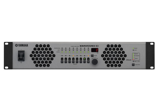 Yamaha XMV8140-D 8-Channel Dante Equipped Powered Amplifier - 1120W