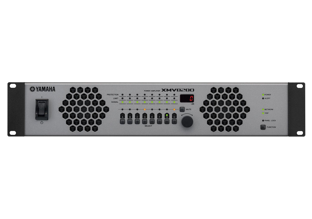 Yamaha XMV8280 8-Channel High-Performance Powered Amplifier - 2240W