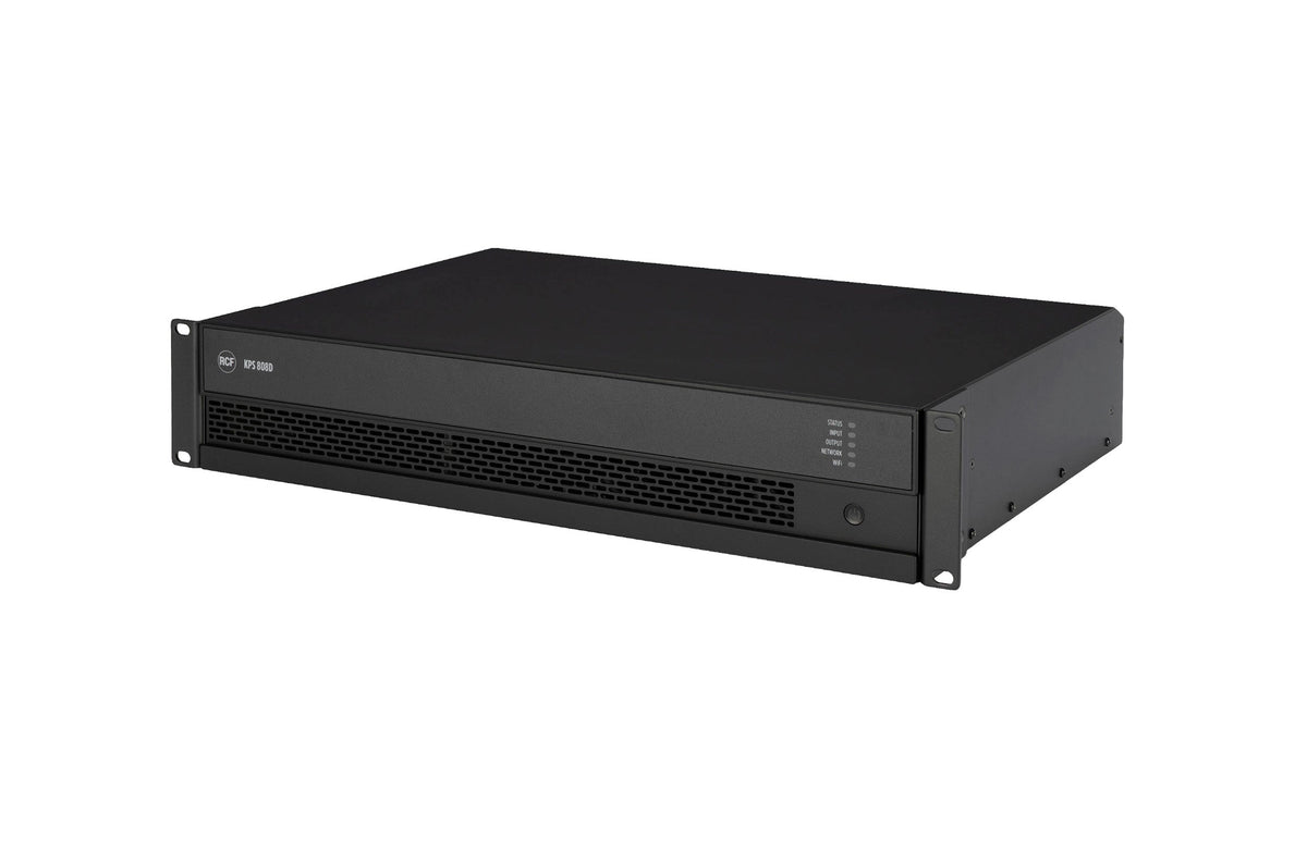 RCF KPS 808D 8-Channel Amplifier with DSP and Dante - 8 x 800 W