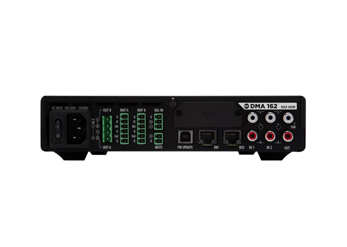 RCF DMA 162 Two-Channel Matrix Amplifier with DSP - 320 W, view 4