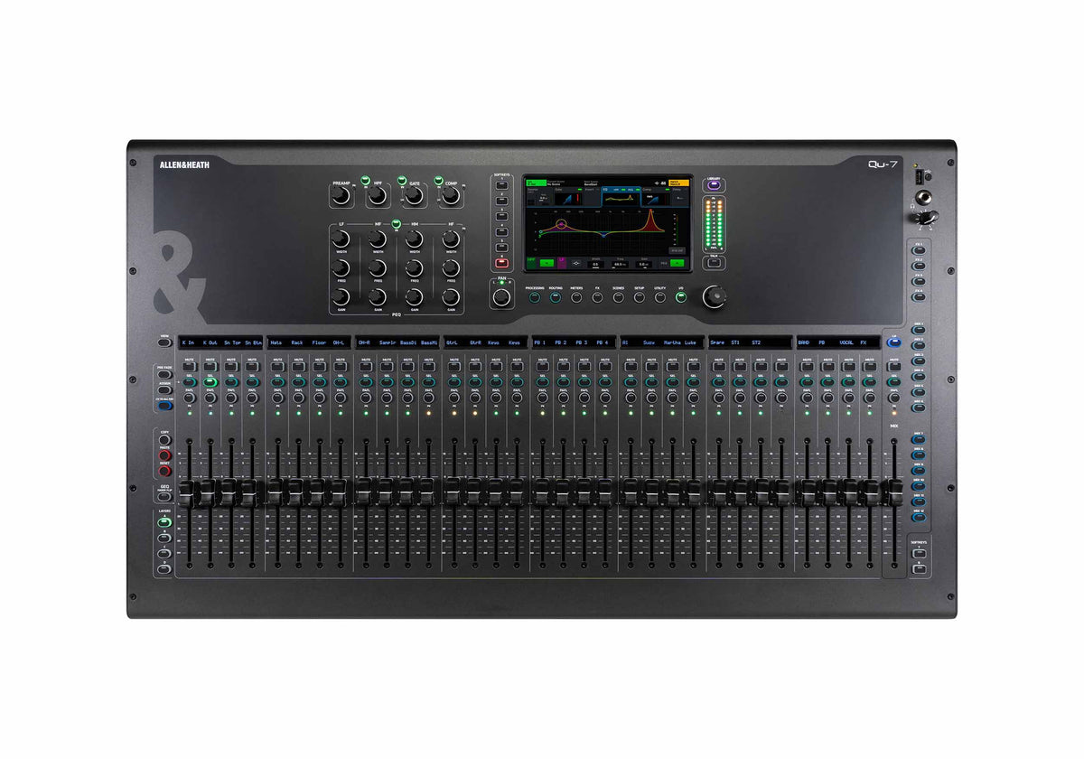 Allen & Heath Qu-7/Qu-7D Digital Mixer 38 Input / 24 Output - 96kHz, view 2