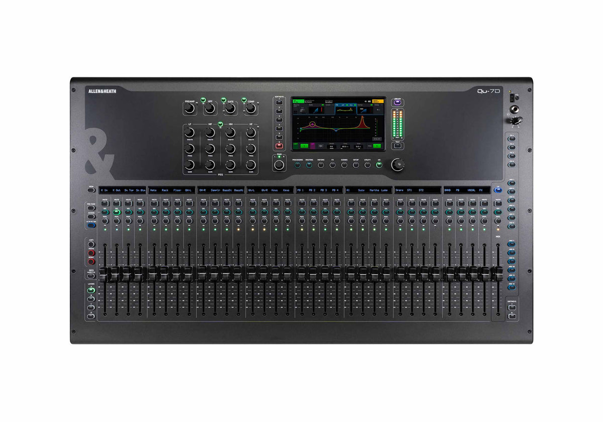 Allen & Heath Qu-7/Qu-7D Digital Mixer 38 Input / 24 Output - 96kHz, view 6