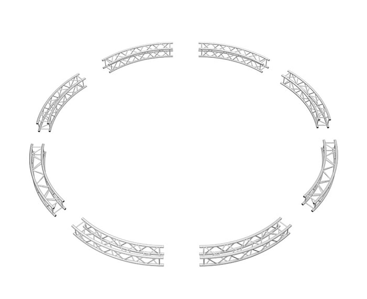 Global Truss SQ-C7-ARC45 One Single Part of Eight that Create 1 Full, view 2