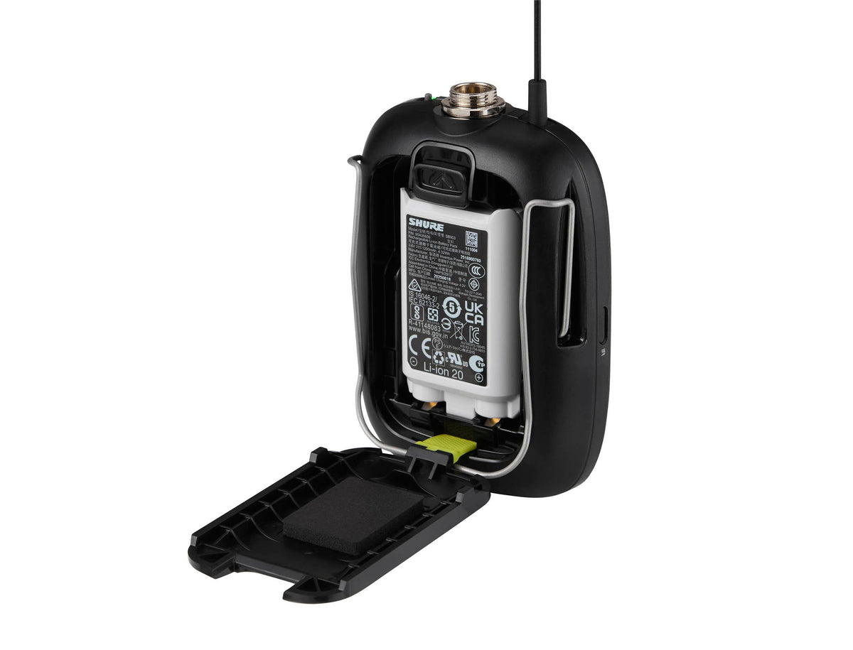 Shure SLXD14D+ Dual Wireless Bodypack System - G57: 470 to 608 MHz, view 9