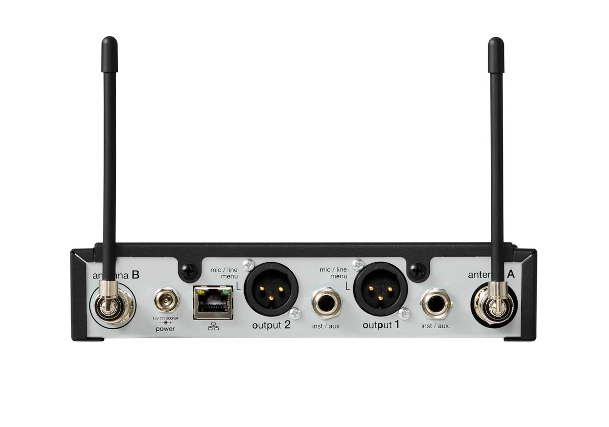 Shure SLXD4D+ Dual Channel Digital Wireless Receiver - G57 (470 to 608 MHz), view 4