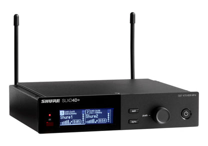 Shure SLXD24D+ /B58 Dual-Channel Wireless Handheld - G57 (470-608 MHz), view 2