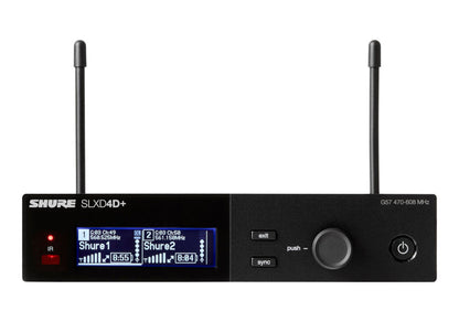 Shure SLXD24D+ /B58 Dual-Channel Wireless Handheld - G57 (470-608 MHz), view 4
