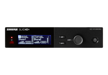 Shure SLXD24D+ /B58 Dual-Channel Wireless Handheld - G57 (470-608 MHz), view 7
