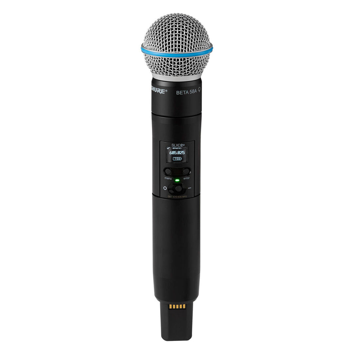 Shure SLXD24D+ /B58 Dual-Channel Wireless Handheld - G57 (470-608 MHz), view 8