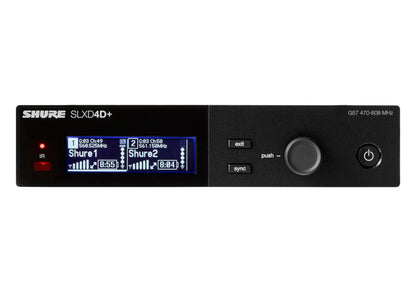 Shure SLXD24D+ /58 Dual-Channel Wireless Handheld - G57 (470-608 MHz), view 7