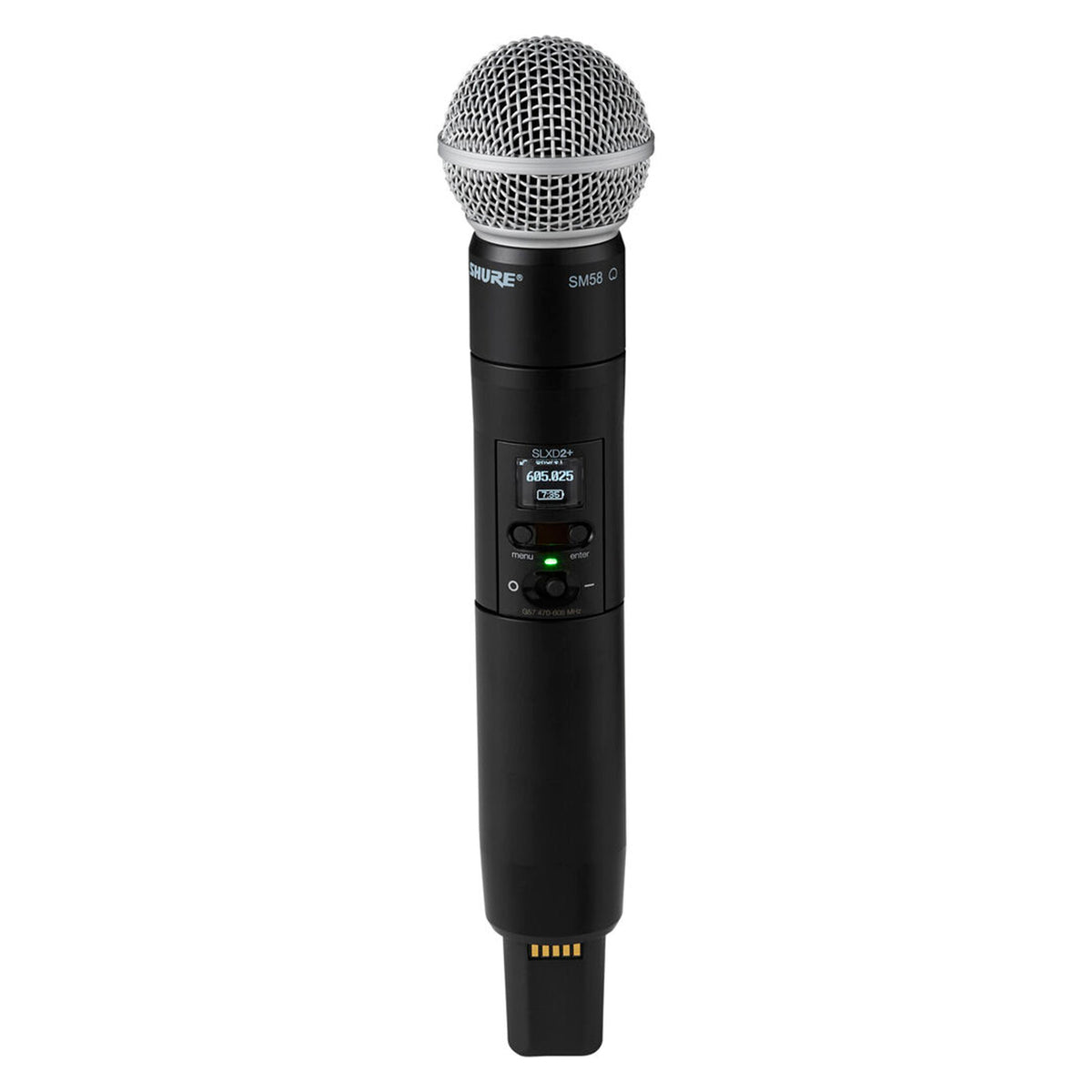 Shure SLXD24D+ /58 Dual-Channel Wireless Handheld - G57 (470-608 MHz), view 8