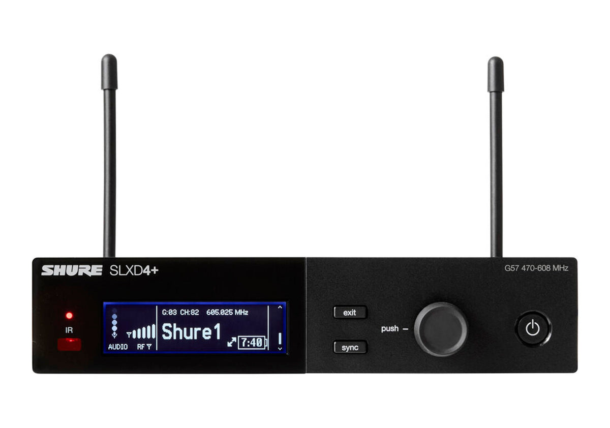 Shure SLXD24+ /N8C Wireless Handheld System - G57 (470-608 MHz), view 4