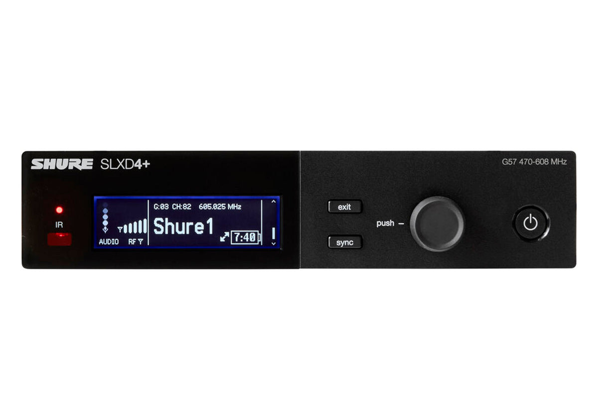 Shure SLXD24+ /N8C Wireless Handheld System - G57 (470-608 MHz), view 7