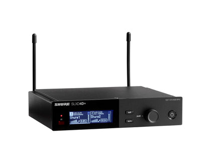 Shure SLXD4D+TA Dual-Channel Wireless Receiver - G57 (470-608 MHz)