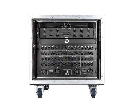 RCF CR 16-ND Control Rack 10RU Case w/ Shock Mounts w/ RDNET8