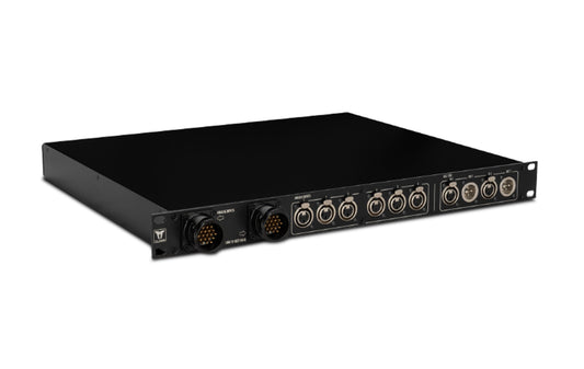 RCF SD 6/4, 6-Channel Signal Distribution Box - Black