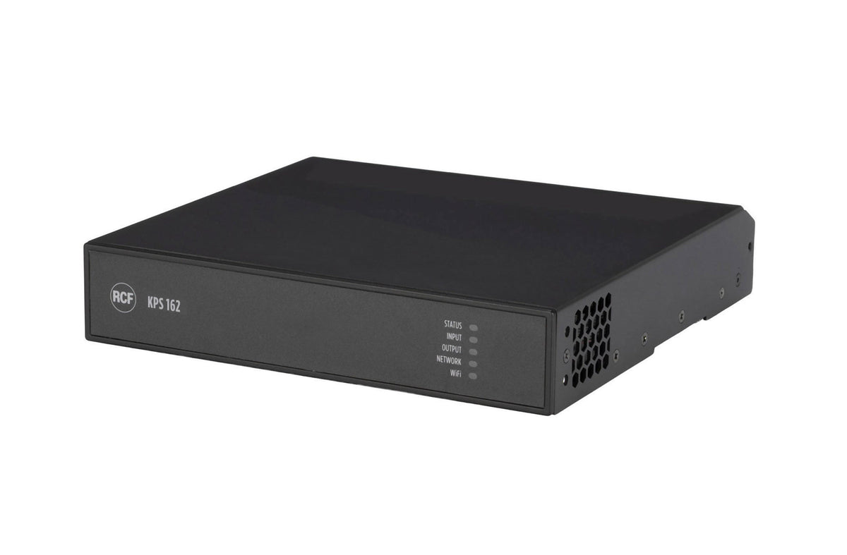 RCF KPS 162 Compact 2-Channel Class-D Power Amplifier with DSP - 2x160 W