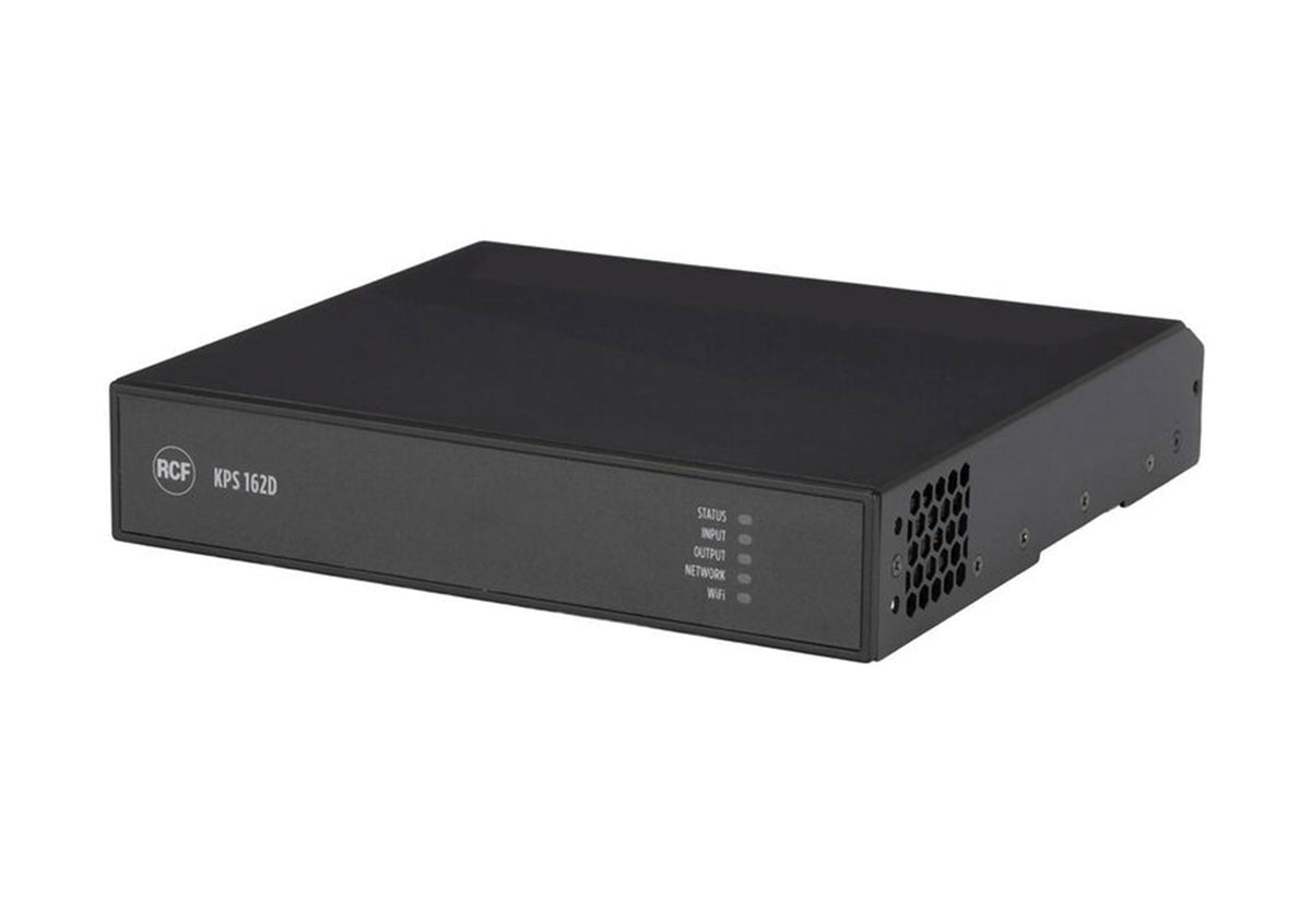 RCF KPS 162D Compact 2-Channel Class-D Amplifier with DSP and Dante - 2 x 160 W