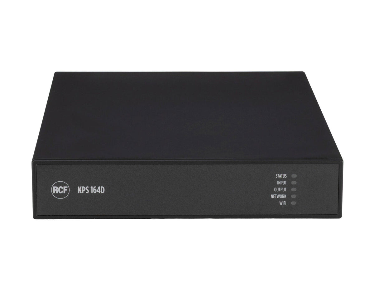 RCF KPS 164D Compact 4-Channel Class-D Amplifier with DSP and Dante - 4 x 160 W, view 2
