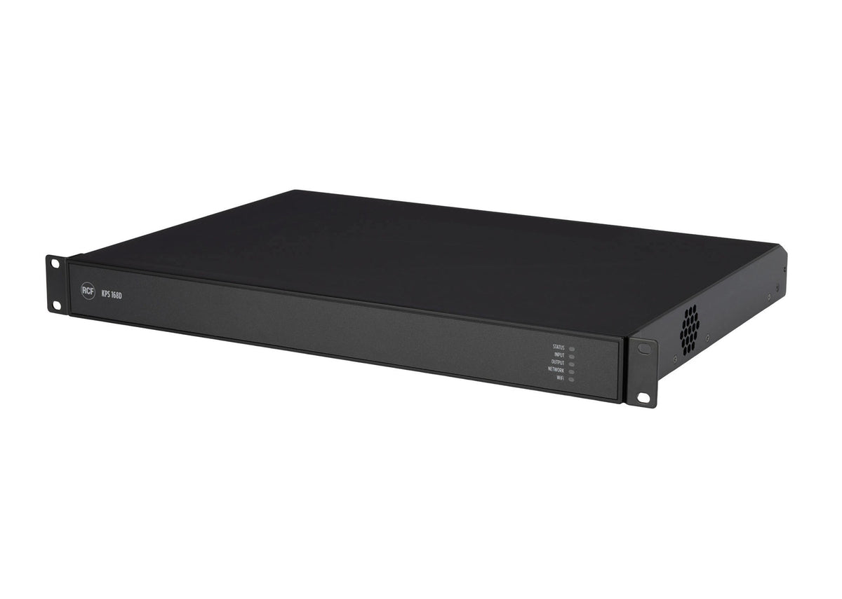 RCF KPS 168D Class D 8-Channel Amplifier with DSP and Dante - 2 x 800 W
