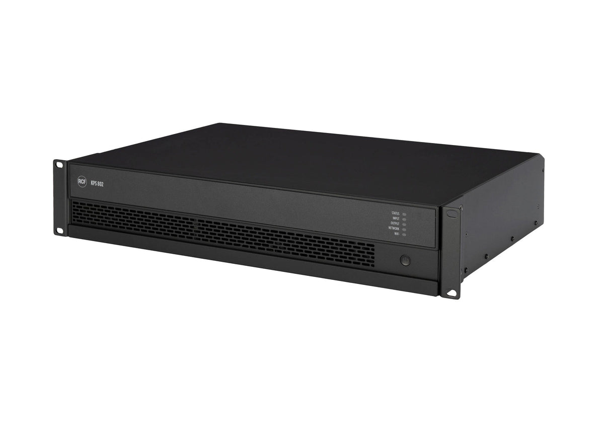 RCF KPS 802 High-Power 2-Channel Class D Amplifier with DSP - 2 x 800 W