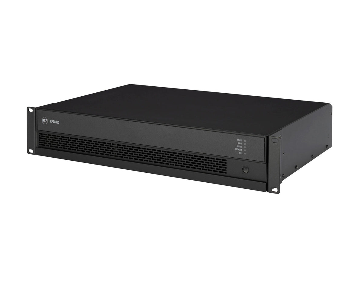 RCF KPS 802D Class D Power Amplifier with DSP and Dante - 2 x 800 W