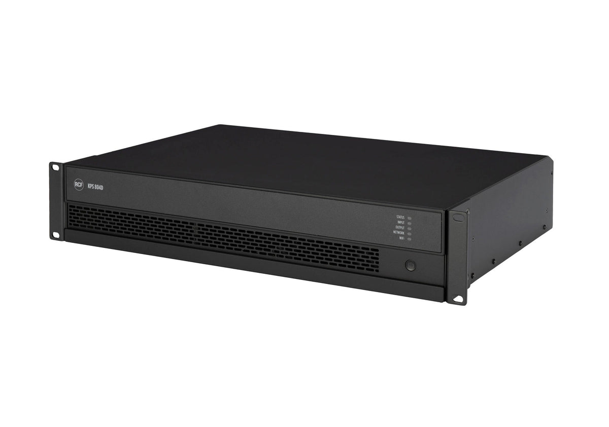 RCF KPS 804D 4-Channel Class D Power Amplifier with DSP, Dante-Equipped - 4 X 800W