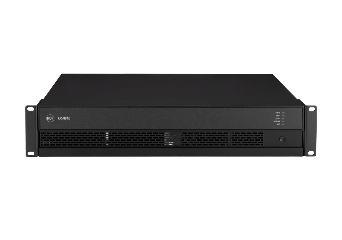 RCF KPS 804D 4-Channel Class D Power Amplifier with DSP, Dante-Equipped - 4 X 800W, view 2