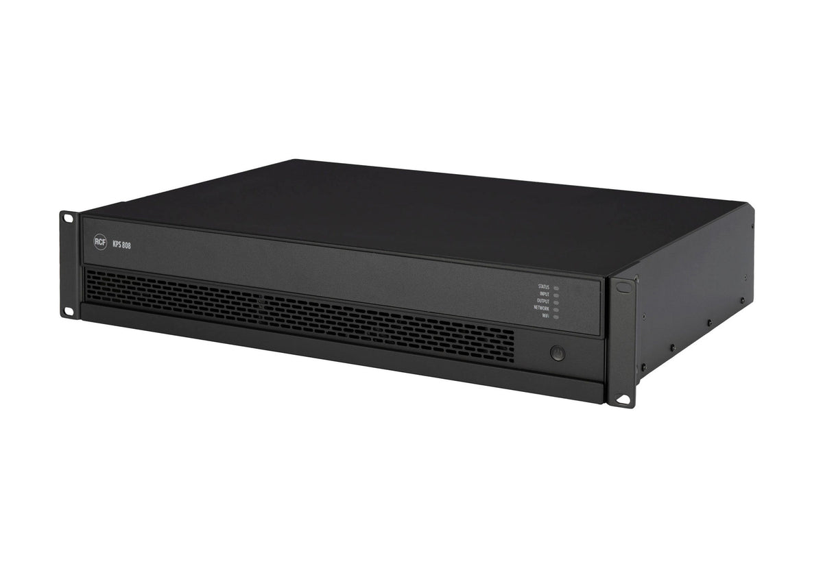 RCF KPS 808, 8-Channel Class D Power Amplifier with DSP - 8 X 800W
