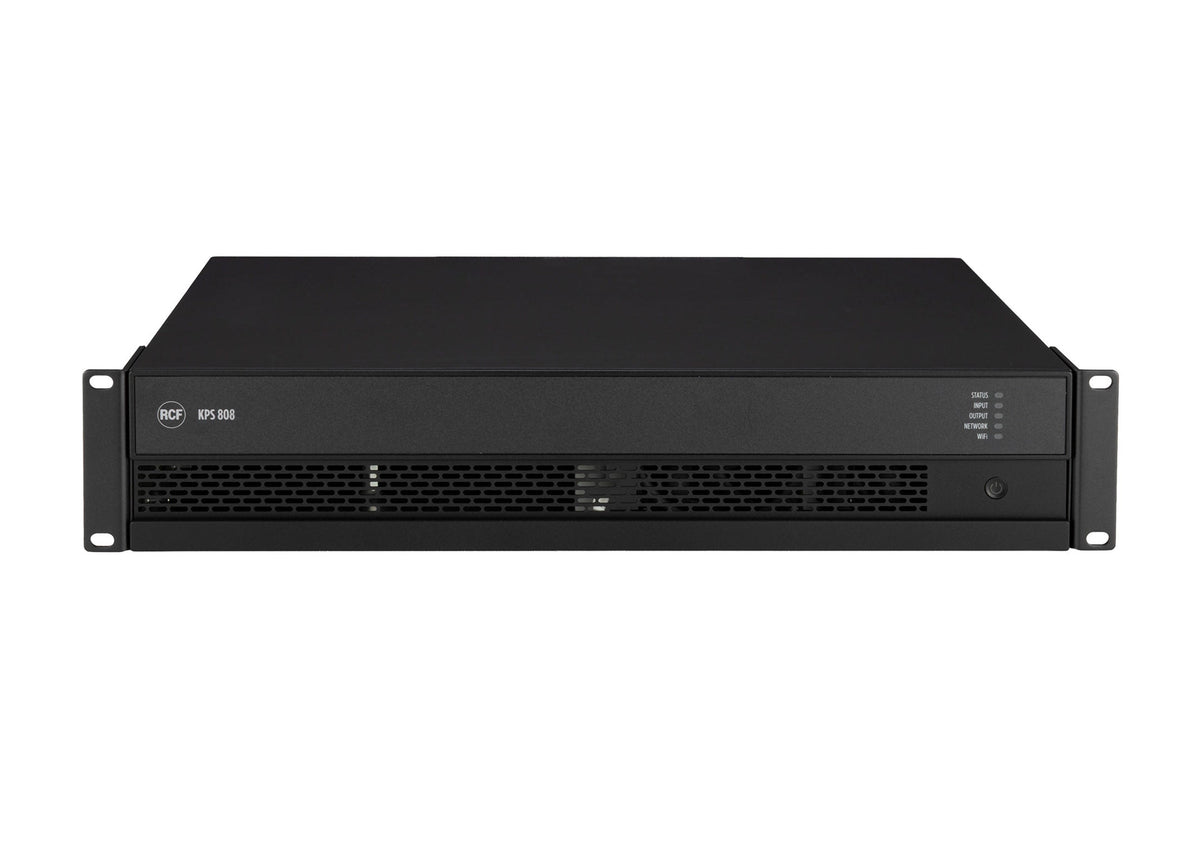 RCF KPS 808, 8-Channel Class D Power Amplifier with DSP - 8 X 800W, view 2
